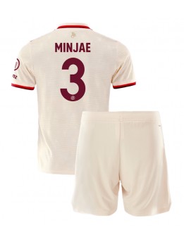 Bayern Munich Kim Min-jae #3 Dječji Rezervni Dres kompleti 2024-25 Kratak Rukavima (+ kratke hlače)